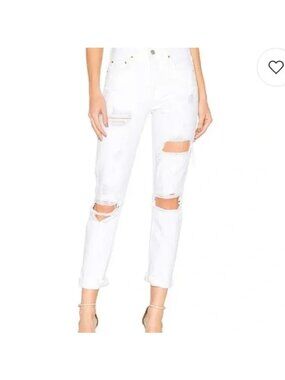GRLFRND Karolina Ripped Jeans Grunge Casual Y2K Country Rustic Chic Womens 28